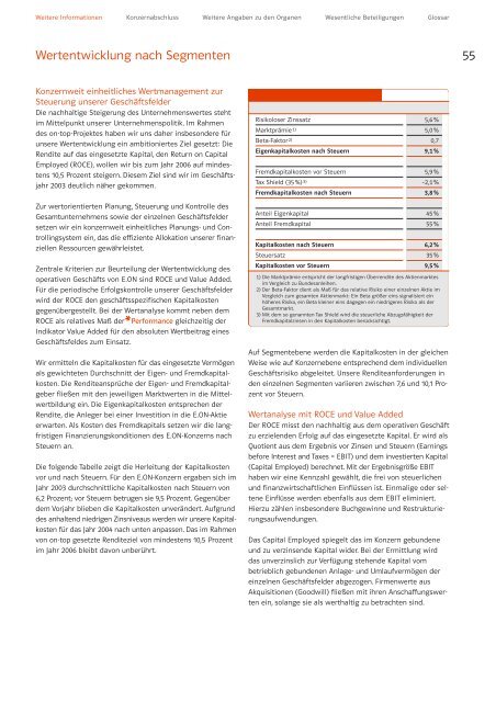 Geschäftsbericht 2003 - E.ON - Strom und Gas - Info-Service - E.ON ...