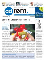 Stiller die Glocken bald klingen - ad-rem