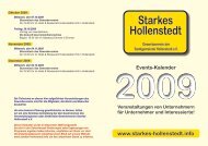 2009 Veranstaltungen von Unternehmern für ... - Starkes Hollenstedt