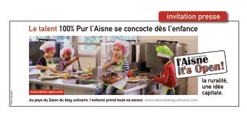 le talent 100% pur l'Aisne se concocte dès l'enfance