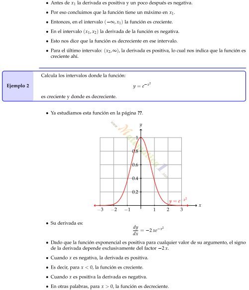 C·lculo Diferencial - MATEMATICAS EJERCICIOS RESUELTOS