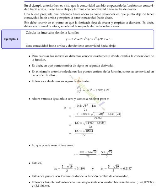 C·lculo Diferencial - MATEMATICAS EJERCICIOS RESUELTOS