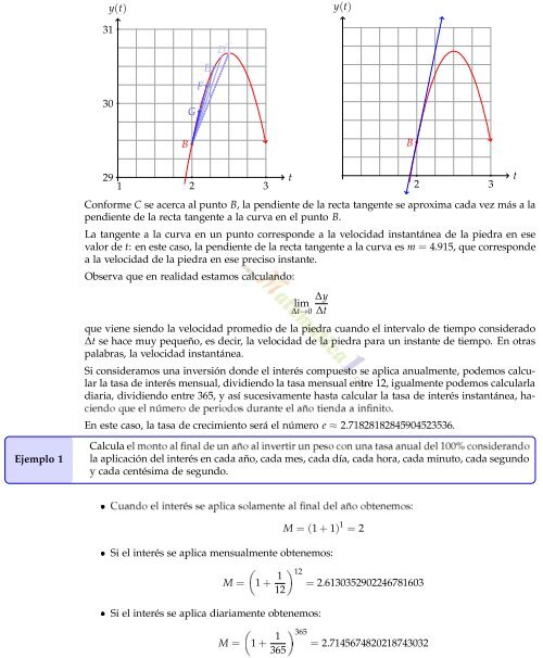 C·lculo Diferencial - MATEMATICAS EJERCICIOS RESUELTOS