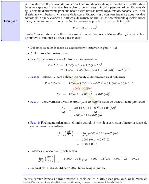 C·lculo Diferencial - MATEMATICAS EJERCICIOS RESUELTOS