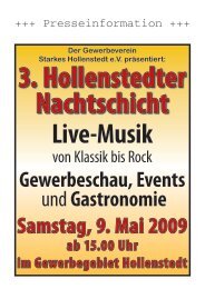 Gewerbeschau, Events und Gastronomie ... - Starkes Hollenstedt