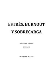 ESTRÉS, BURNOUT Y SOBRECARGA - UNED Illes Balears