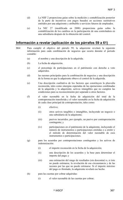 NIIF 3 Combinaciones de Negocios