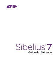 Sibelius 7 Guide de référence