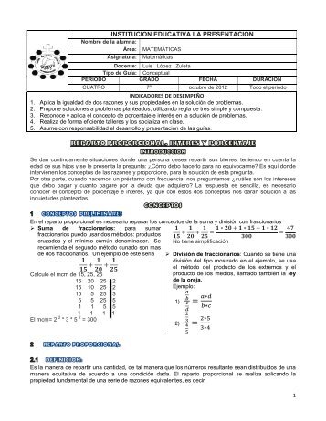 Reparto Proporcional