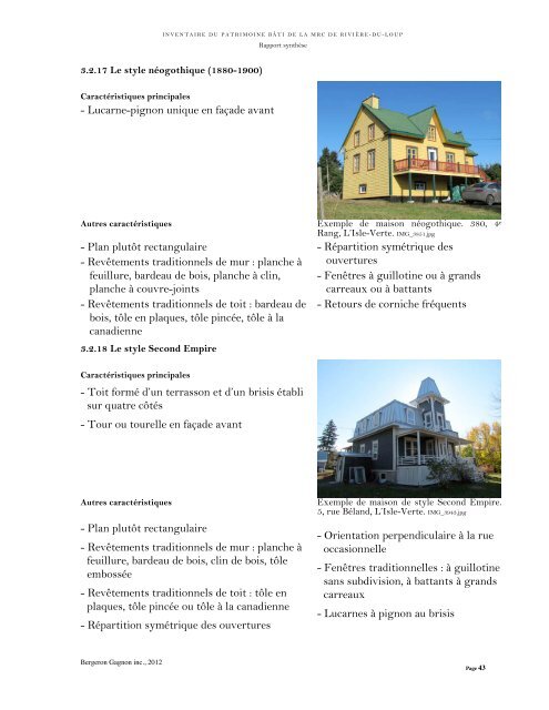 Rapport synthèse MRC RDL final 20.06.12 - MRC de Rivière-du-Loup