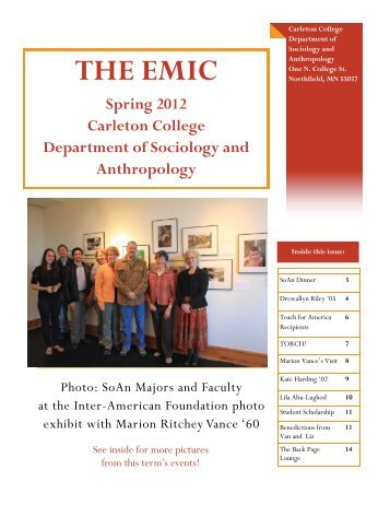 THE EMIC - Carleton College