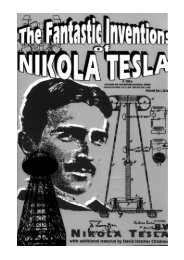 the fantastic inventions of nikola tesla - Exopolitics Hong Kong