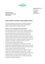 Téléchargement de PDF - VORWERK MOQUETTE