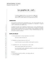 3.3 Les graphies de -euil - Accueil