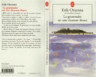 La grammaire est une chanson douce. E. Orsenna de l ... - Oasisfle