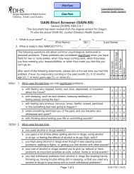 Oregon Dhs Organizational Chart