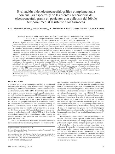 Evaluación videoelectroencefalográfica complementada con ...