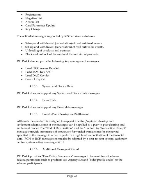 Table of Contents - APTAStandards.com