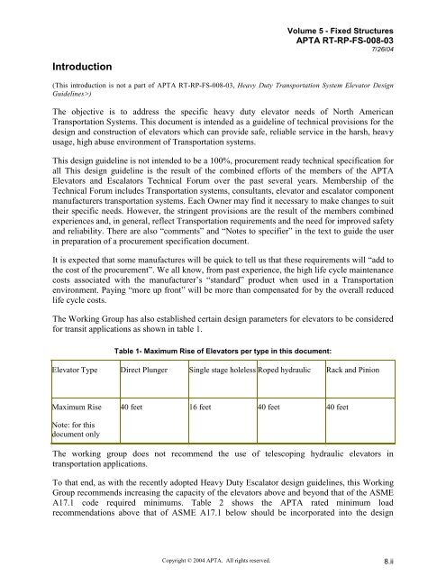 Introduction Volume 5 F