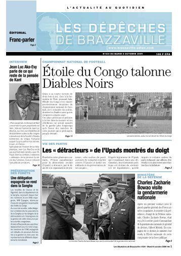 Étoile du Congo talonne Diables Noirs - Les Dépêches de Brazzaville