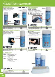 Produits de nettoyage DACOMEX - GELCOM Page d'Accueil