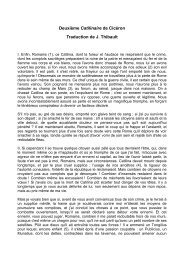 Deuxième Catilinaire de Cicéron - PDF