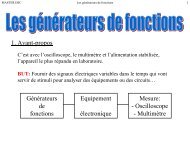 Les générateurs de fonctions