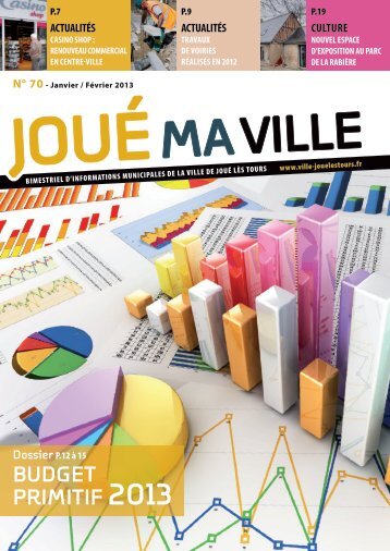 BUDgEt prIMItIf 2013 - Mairie de Joué lès Tours