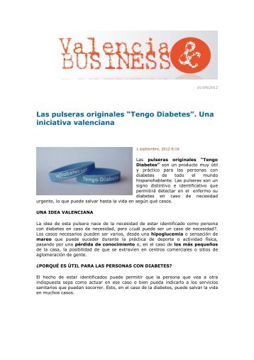 Las pulseras originales - Fundación para la diabetes