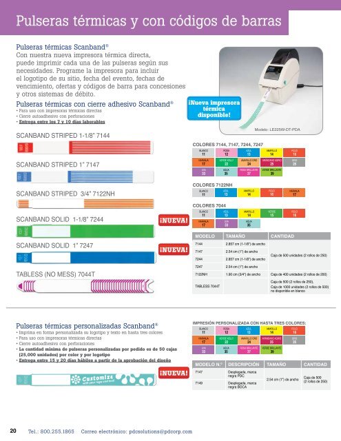 Catálogo de pulseras 2013