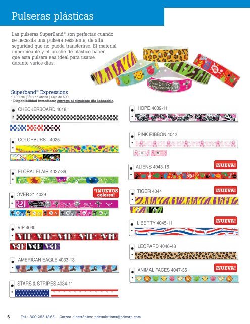 Catálogo de pulseras 2013