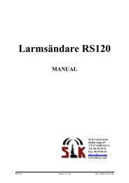 Larmsändare RS120 - SLK Larmsystem AB