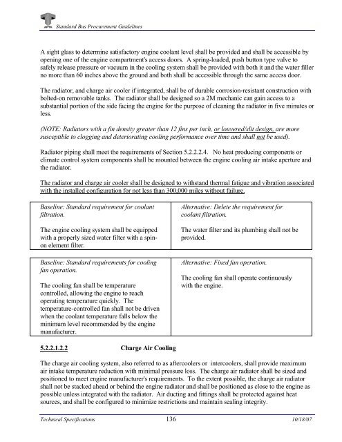 Standard Bus Procurement Guidelines - APTAStandards.com