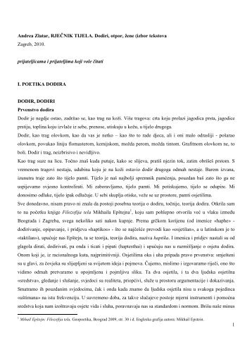 Rječnik tijela, izbor tekstova - Aquilonis