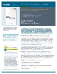 EEBA Water Management Guide - EERE - U.S. Department of Energy