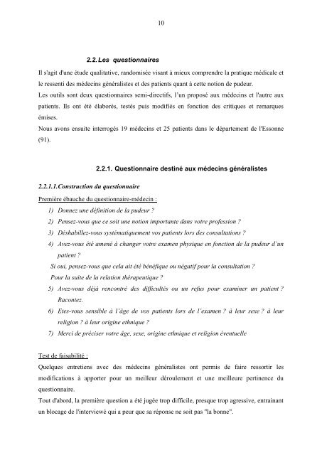 Consulter sa thèse - URPS médecins Ile-de-France