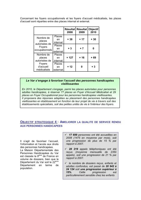 Solidarités et cohésion sociale - Conseil Général du Var