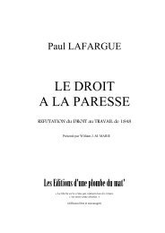 Paul LAFARGUE - William Marie