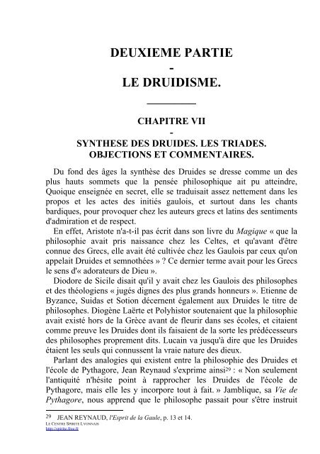 Le Génie Celtique et le monde invisible