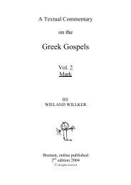 Greek Gospels - Aramaic New Testament
