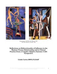 Reflections on Bidirectionality of Influence in the Matisse ... - ARAS