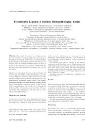 Pleomorphic Lipoma - Anticancer Research