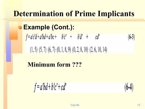 Prime Implicant