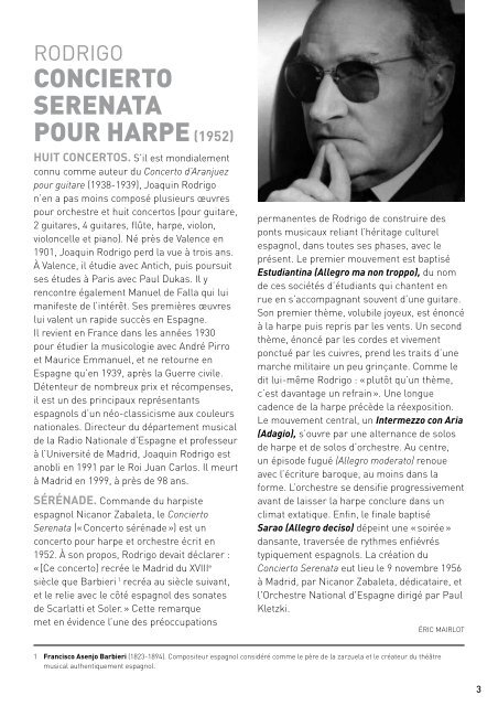 programme en pdf - Orchestre Philharmonique Royal de Liège