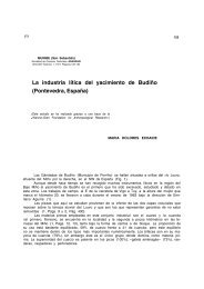 La industria lítica del yacimiento de Budiño (Pontevedra ... - Aranzadi