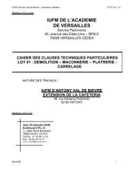 1•2 Spécifications et prescriptions techniques - IUFM