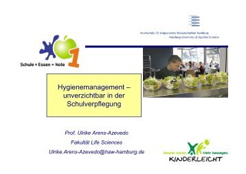 Hygienemanagement - Arbeits- und Gesundheitsschutz in Schulen