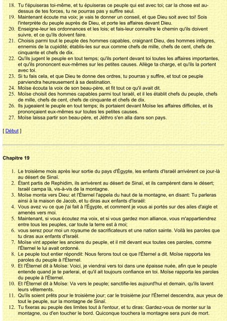 Bible LSG - Index Bible - Alleluia France