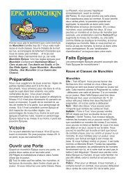 règles épiques