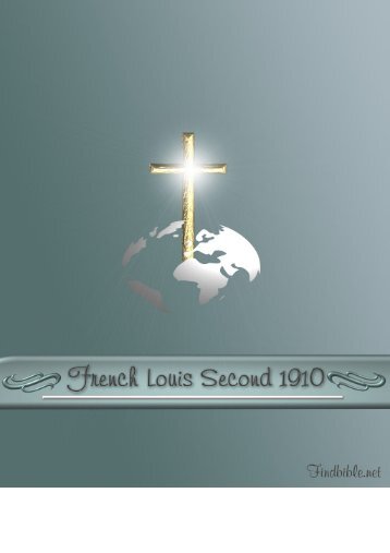 French Louis Segond (1910 - findbible.net